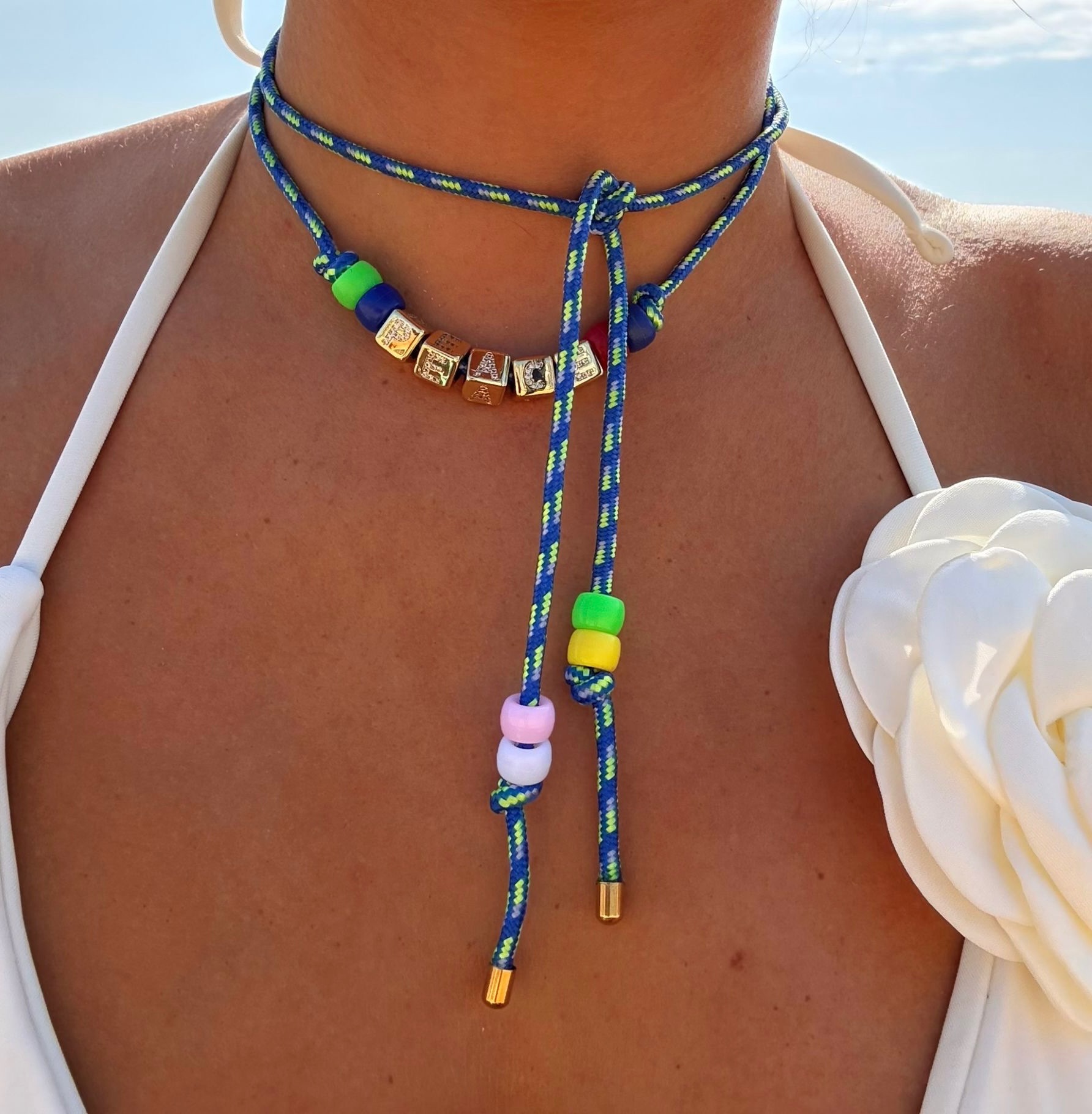 Love/Peace Cord Necklace
