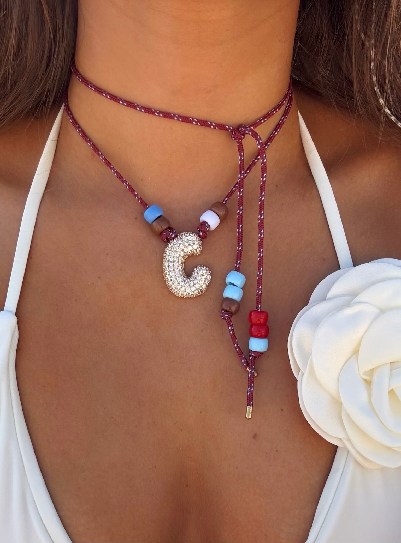 Initial Sparkling Letter Necklace